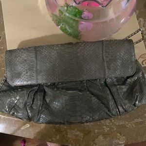 Snake skin bag